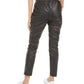 Bar III Women's Faux Leather Lounge Pants Black Size X-Large