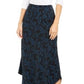 Alfani Women's Printed Asymmetrical Midi Skirt Blue Size 16