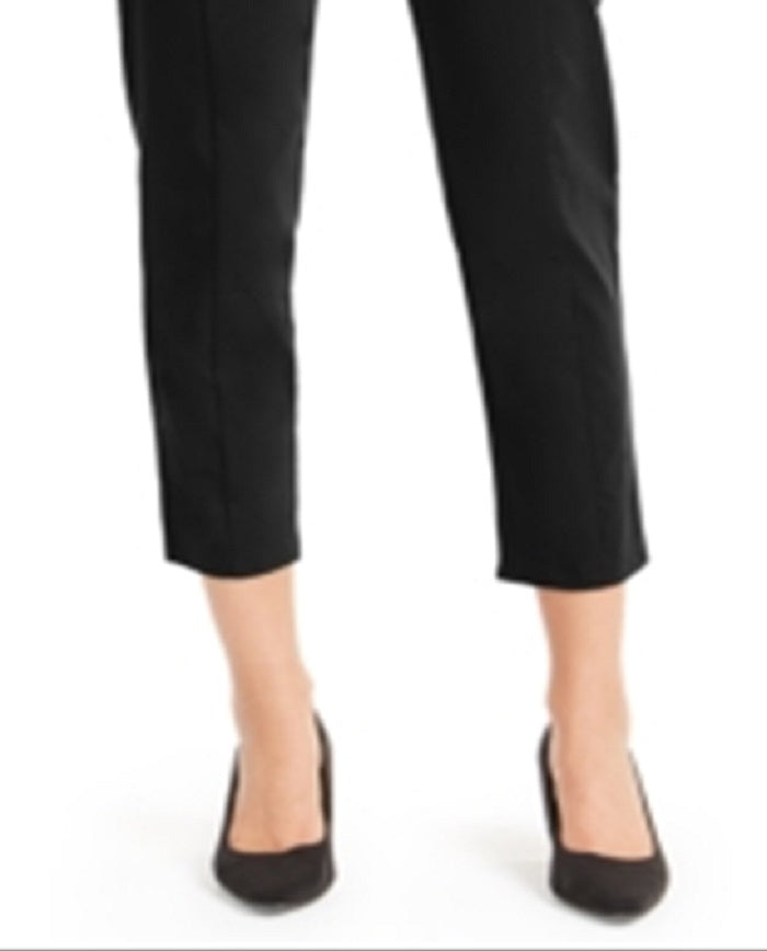 JM Collection Women's Lace up Skinny Ankle Pants Black Size X-Small