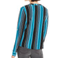 INC International Concepts Women's Top Stripe Green Size Petite S/M