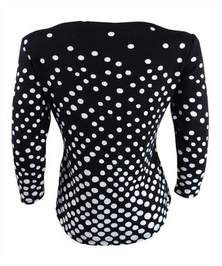 Charter Club Women's Black Pima Cotton Top Size Small