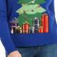 Karen Scott Women's Holiday Knit Pullover Sweater Blue Size X-Large