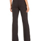 Alfani Women's Snap Waist Tummy Control Trousers Gray Size 12