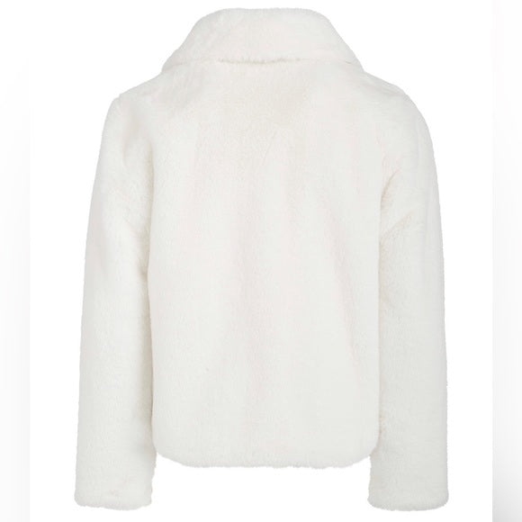 Epic Threads Big Girl's Solid Fleece Jacket White Size Large