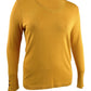JM Collection Women's Button Cuff V Neck Sweater Gold Size XXL