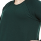 Ideology Women's Plus Crewneck Tunic Top Green Size 2X