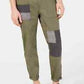 American Rag Mens Pants Straight Fit Patchwork Stretch Green Size 32x32