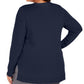 Charter Club Women's Plus V Neck Sweate Blue Size 1X