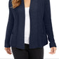 Charter Club Women's Cotton Open Front Cardigan Blue Size Small