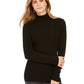 Style & Co Ribbed Turtleneck Sweater Black Size S