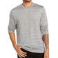 Alfani Men's Crewneck Crinkled T-Shirt Gray Size XX-Large