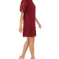 Alfani Women's Textured Dot A Line Dress Red Size 16 Petite