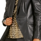 INC International Concepts Women's Faux Leather Coated Blazer Black Size Medium