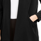 Alfani Women's Open Front Long Sleeve Cardigan Top Black Size M