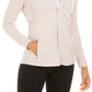 ID Ideology Women's Zippered Long Sleeve Hooded Top Pink Size X-Small