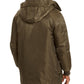 American Rag Men's Military Jacket Sherpa Hooded Green Size XX-Large