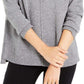 Alfani Women's Dropped Shoulder Turtleneck Grey Size Large