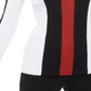 INC International Concepts Women's Mock Neck Colorblocked Stripe Top Black Size X-Large