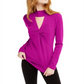 INC International Concepts Women's Mock Neck Keyhole Twist Sweater Pink Size X-Small