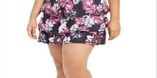 Ideology Women's Fitness Workout Skort -Black Size 2X