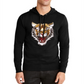 INC International Concepts Men's Rawr Hooded Sweater Black Size Large