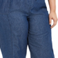 Karen Scott Women's Plus Cotton Denim Capri Pants Blue Size 0X