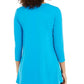 Alfani Women's Hardware Pullover Top Blue Size Small