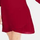JM Collection Women's Tie Sleeve Necklace Dress Red Size XX-Large