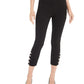 Alfani Women's Button Trim Pants Black Size 2Petite