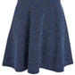 Epic Threads Big Girl's Metallic Knit Flutter Dress Blue Size Large