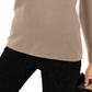INC International Concepts Women's Cashmere Puff Sleeve Sweater Brown Size XS