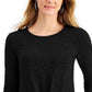 Style & Co Women's Black Twist Front Top Size X-Small