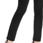 INC International Concepts Women's Solid Straight Leg Wear to Work Pants Black Size 18