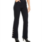 INC International Concepts Women's Snap Hem Bootcut Jeans Blue Size 2