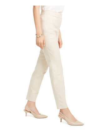 Alfani Women's Solid Skinny Pants Brown Size 6