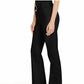 Alfani Women's Belted Straight Leg Pants Black Size 8