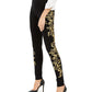 INC International Concepts Women's Embroidered Skinny Pants Black Size 0 Petite