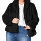 INC International Concepts Women's Plus Faux Fur Teddy Coat Black Size 1X