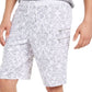 INC International Concepts Men's Paisley Shorts White Size Small