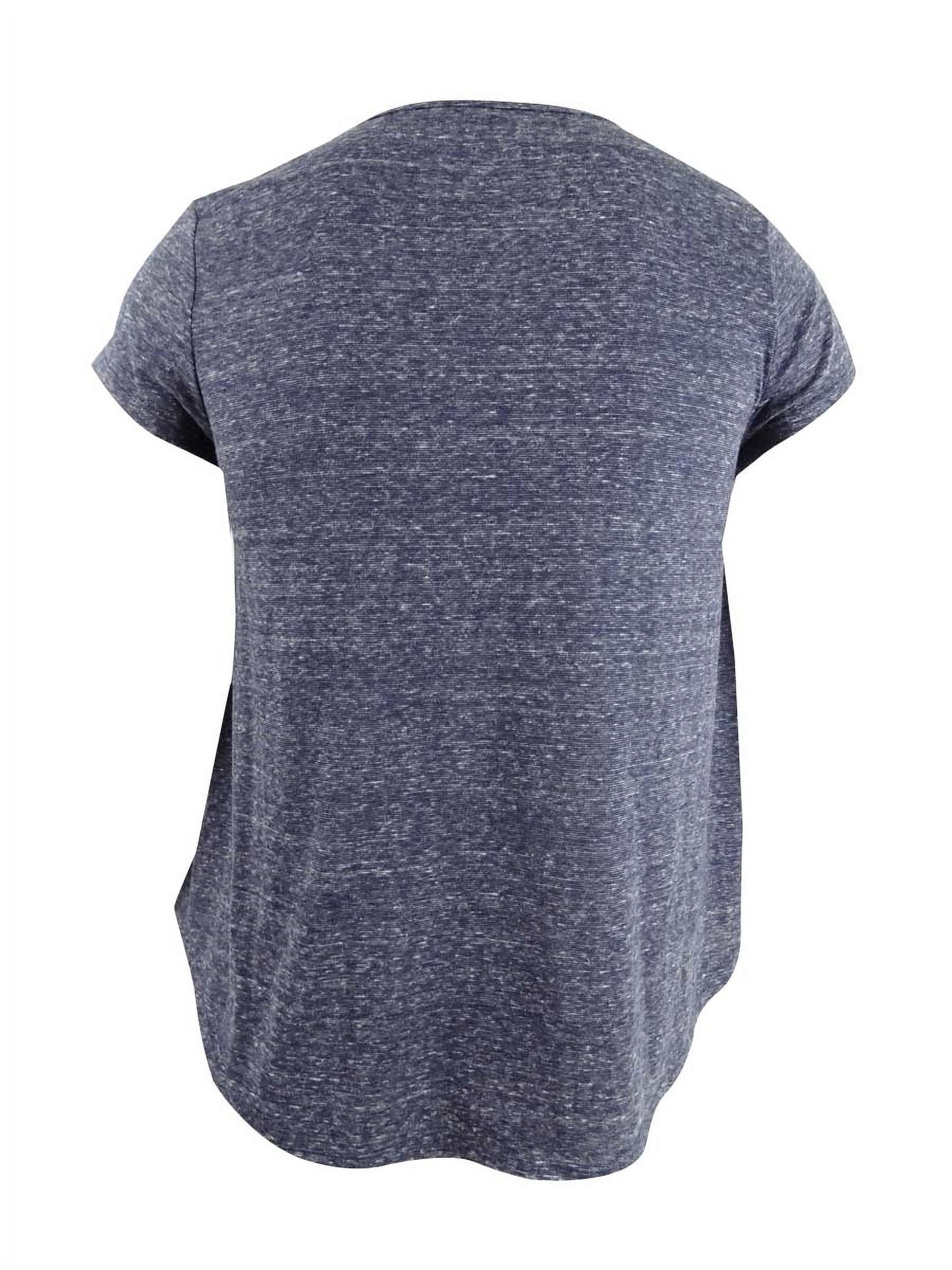 Style & Co Women's Petite Snowflake Heart Graphic T-Shirt Size Petite