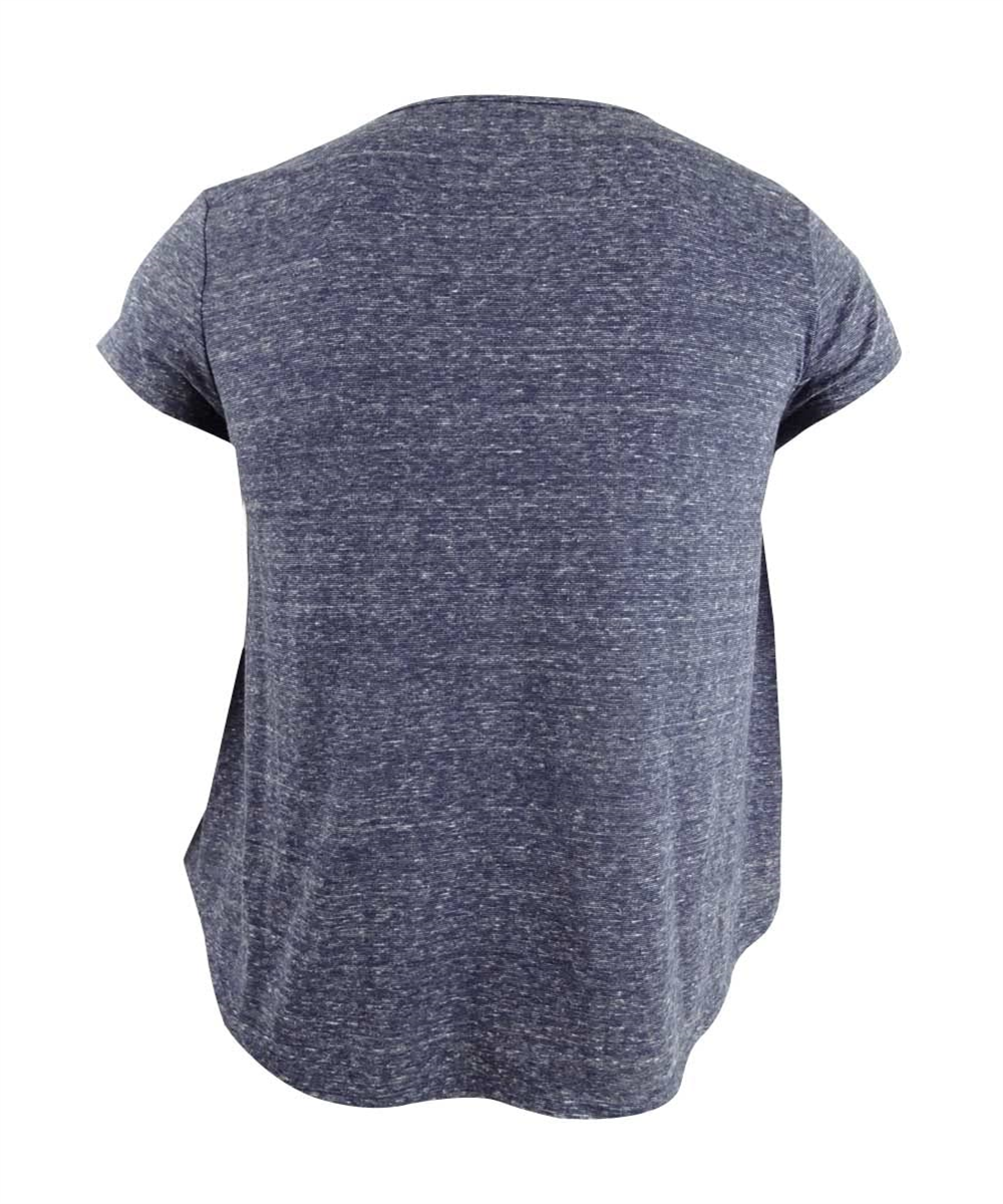 Style & Co Women's Petite Snowflake Heart Graphic T-Shirt Size Petite