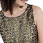 INC International Concepts Women's Gold Sequined Tank Top Size Petite-Medium
