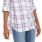 Style & Co Women's Plaid Tunic White Size Medium