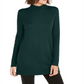 INC International Concepts Women's Mock Neck Stitched Tunic Green Size Large