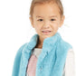 Epic Threads Toddler Girl's Faux Fur Vest Blue Size 4T