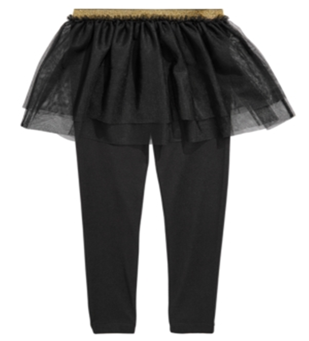 Epic Threads Toddler Girl's Tutu Leggings Black Size 4T