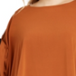 Alfani Women's Plus Layered Look Poncho Top Brown Size 0X