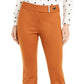 Alfani Women's High Rise Tummy Slimming Trouser Pants Brown Size 4