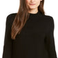 Alfani Women's Embellished Ribbed Knit Sweater Black Size X-Small