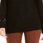 Alfani Women's Embellished Ribbed Knit Sweater Black Size X-Small